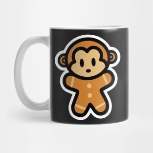 Gingerbread Monkey Christmas Bambu Brand Holiday Mug